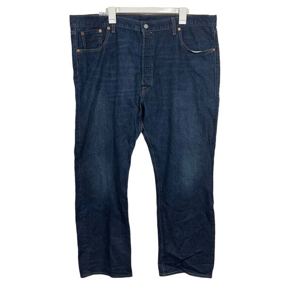 Levi's 44x30 Dark Wash Original Fit Jeans - Picture 1 of 6